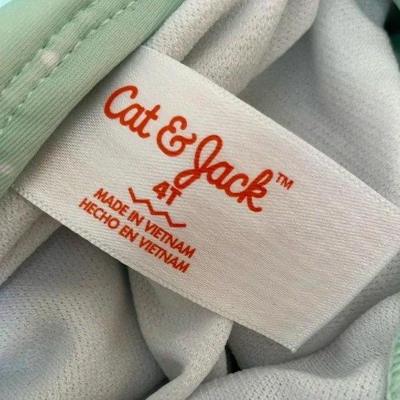 Size 4 Bathing Suit Bundle Disney Green Rashguard Swimwear Elsa Anna Swim Shirt - Picture 10 of 13